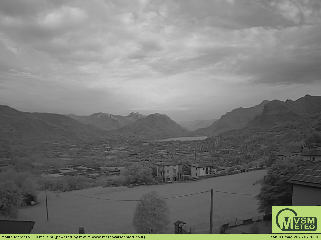 Panorama da Monte Marenzo San Alessandro