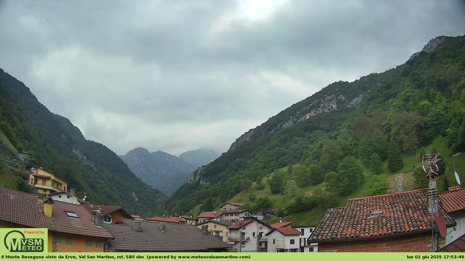 immagine della webcam nei dintorni di Fuipiano Valle Imagna: webcam Erve