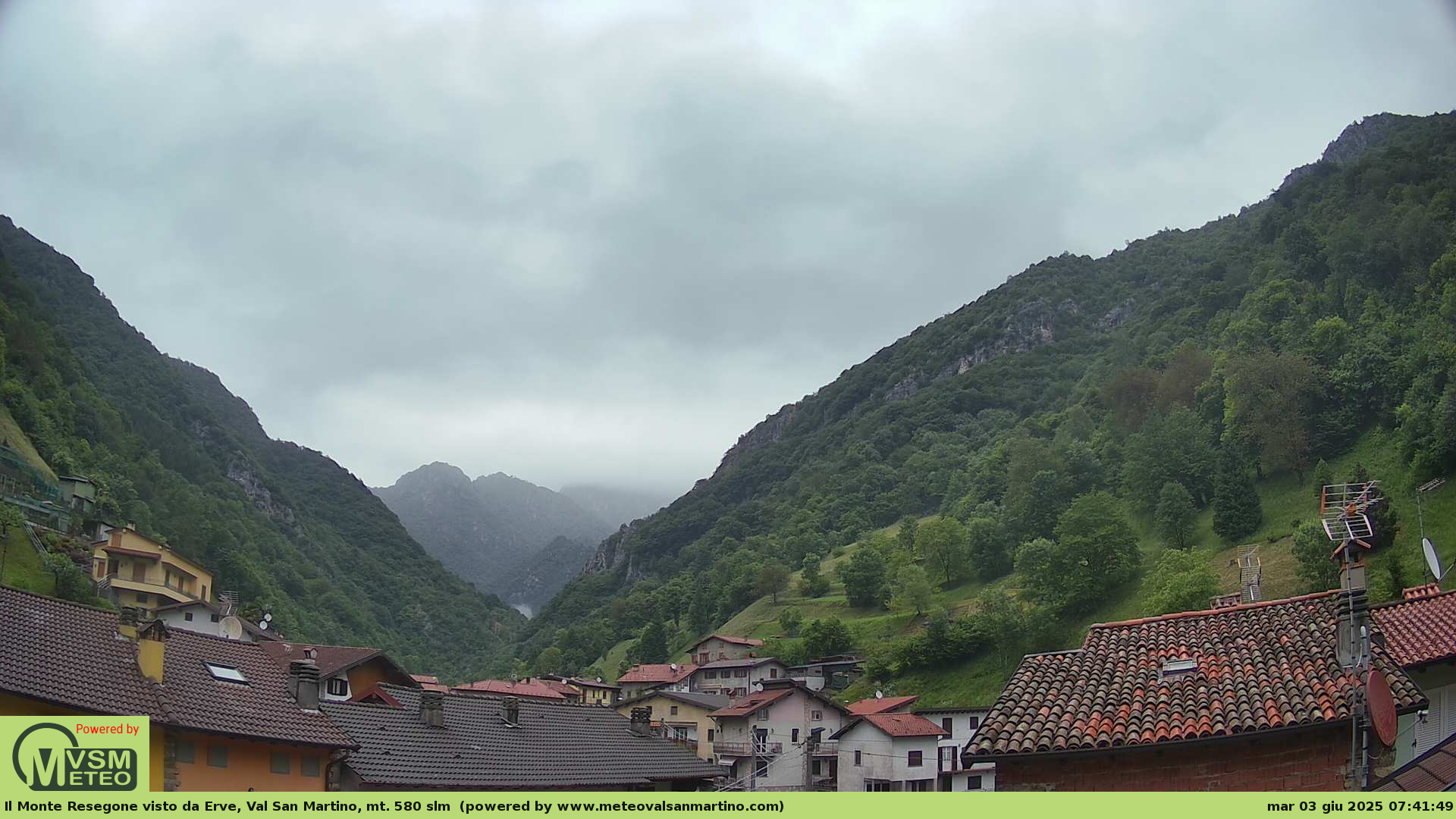 immagine della webcam nei dintorni di Valsecca: webcam Erve