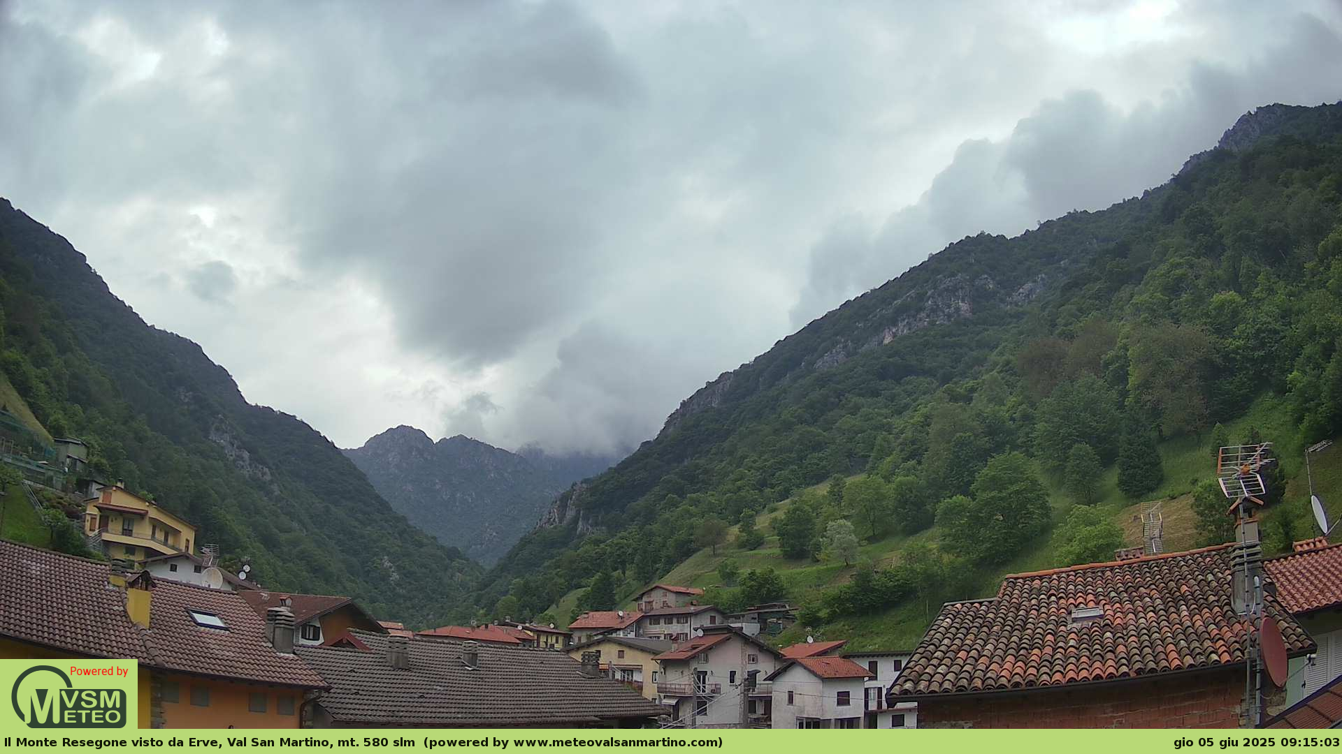 immagine della webcam nei dintorni di Casatenovo: webcam Erve