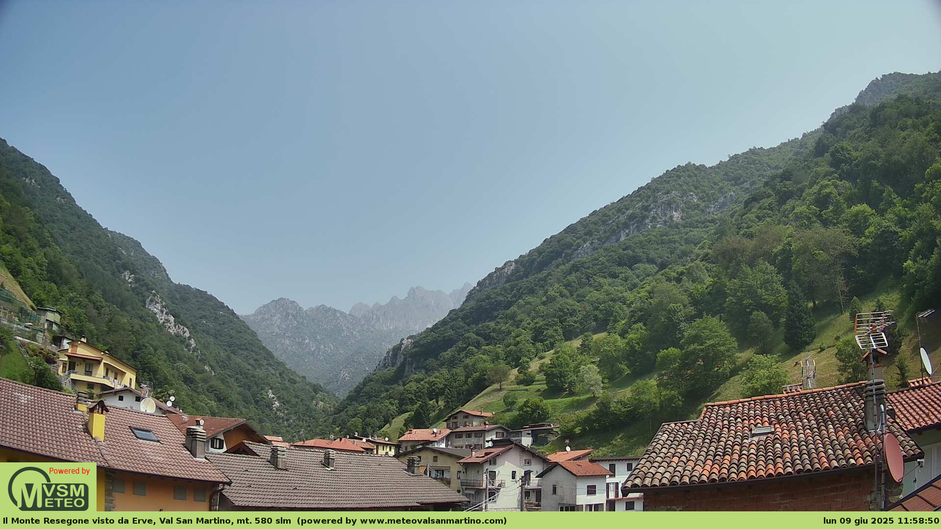 immagine della webcam nei dintorni di Palazzago: webcam Erve