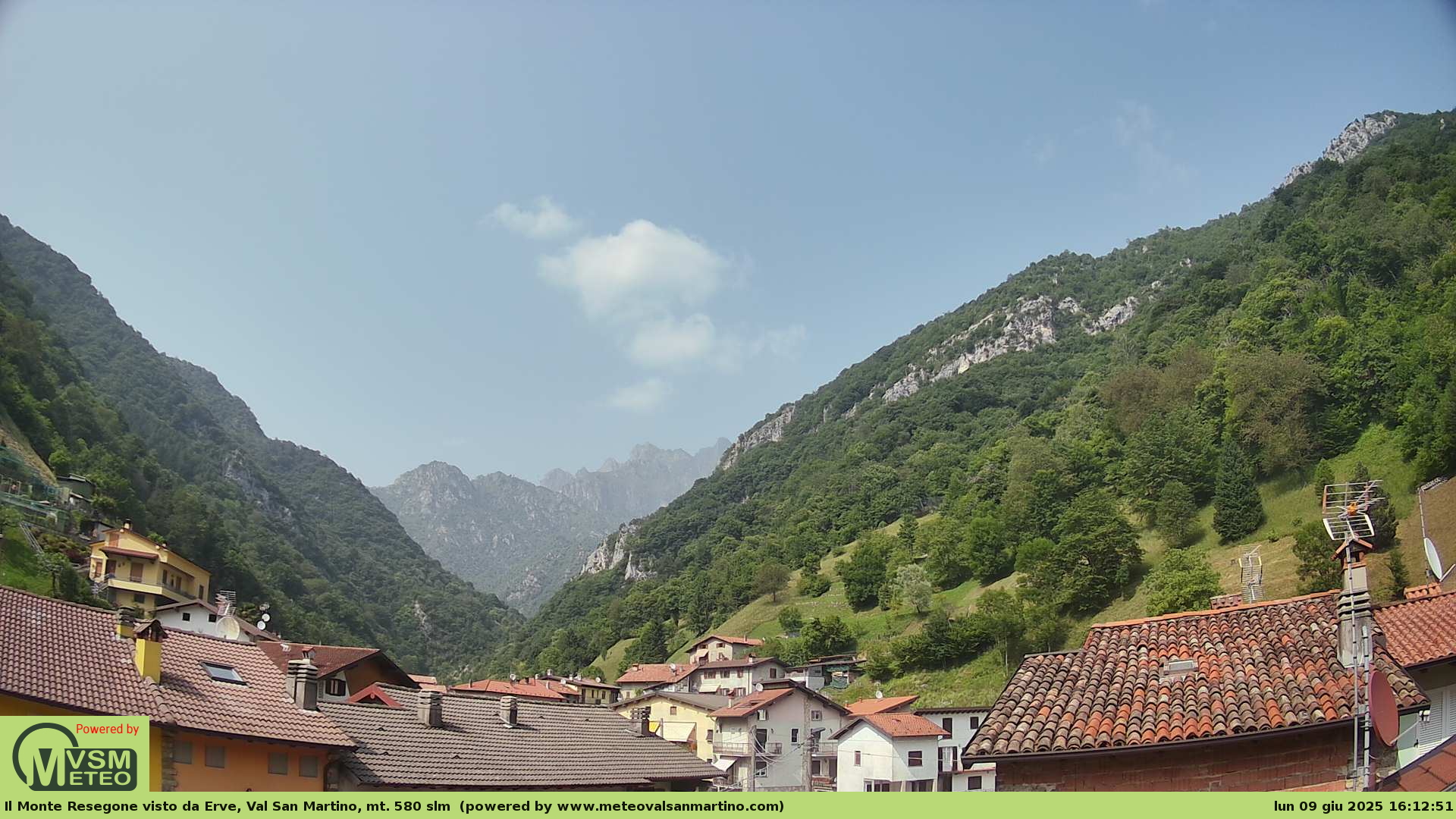 immagine della webcam nei dintorni di Suello: webcam Erve