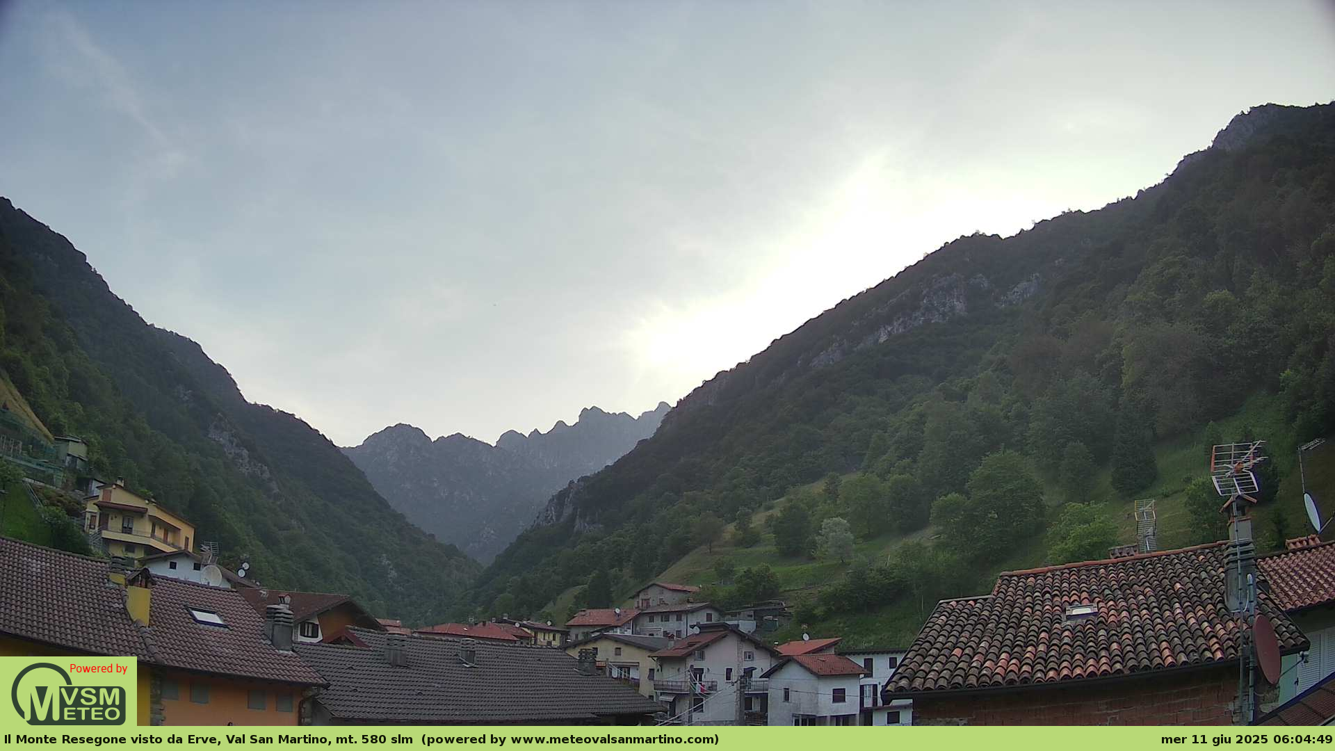 immagine della webcam nei dintorni di Monte Cornizzolo: webcam Erve