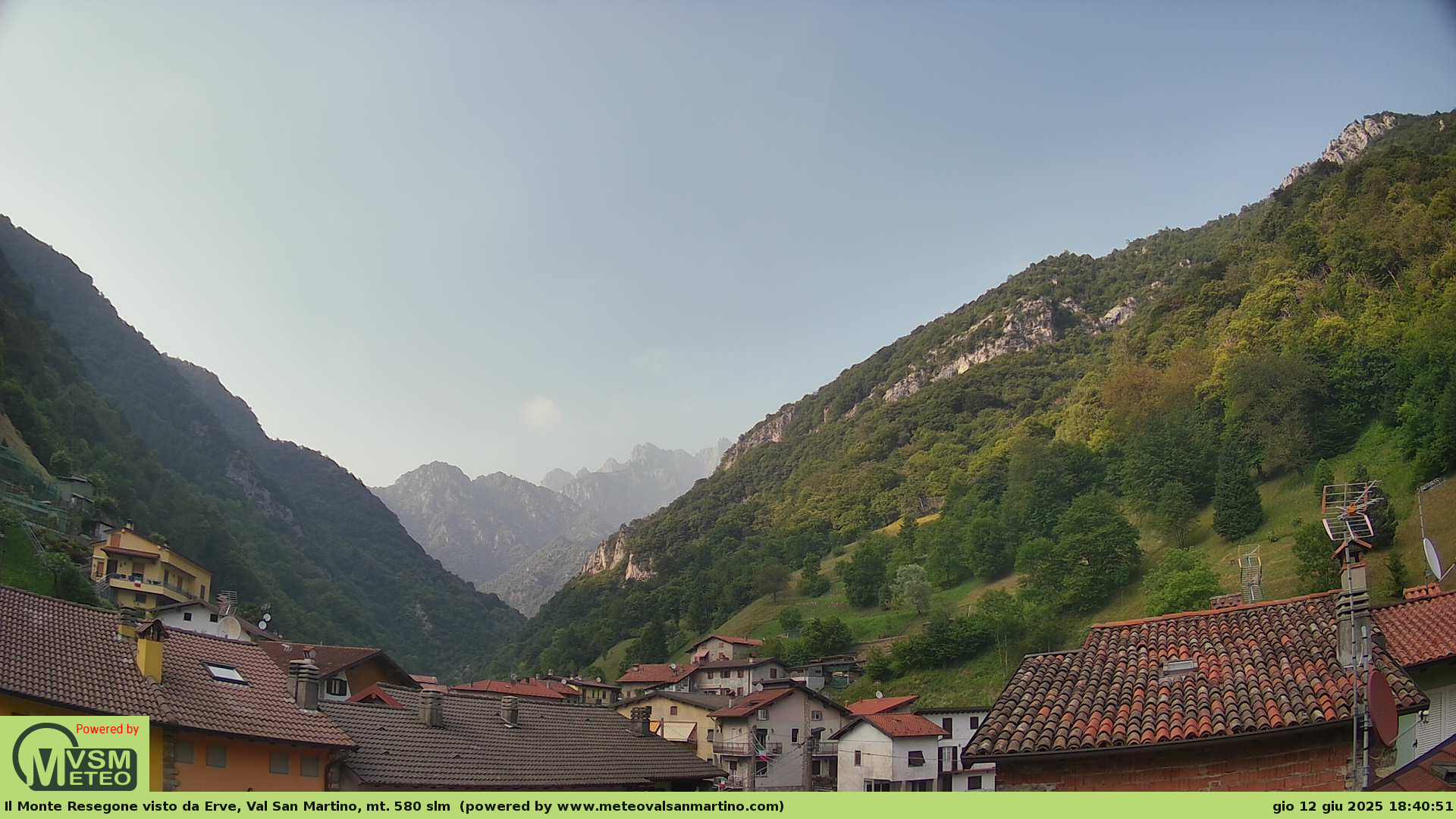 immagine della webcam nei dintorni di Valbrembo: webcam Erve