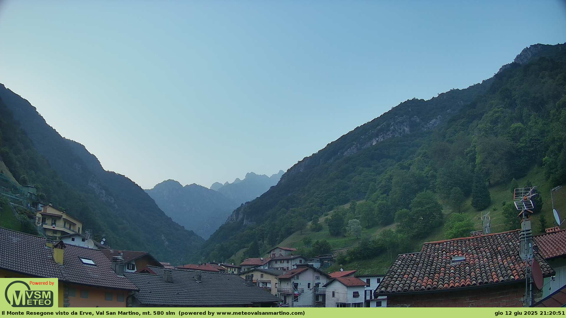 immagine della webcam nei dintorni di Valbrembo: webcam Erve