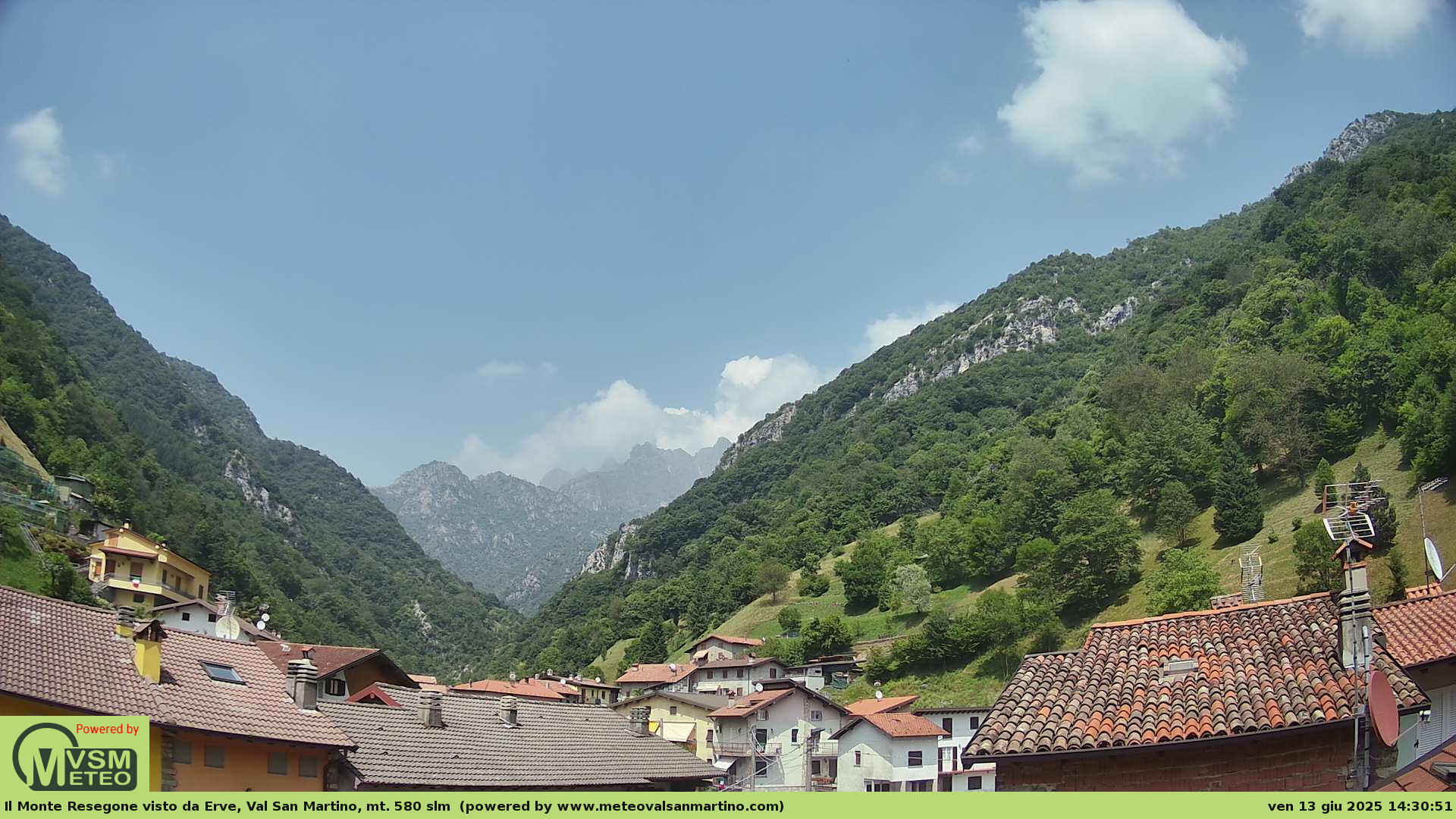 immagine della webcam nei dintorni di Valbrembo: webcam Erve