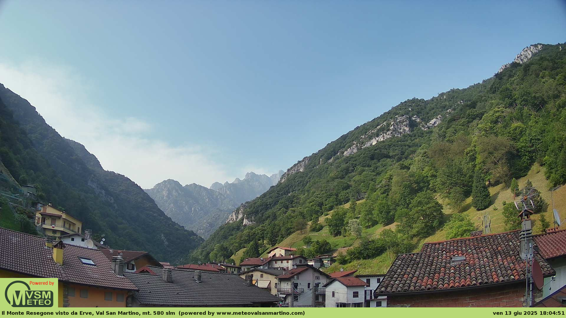 immagine della webcam nei dintorni di Monte Marenzo: webcam Erve