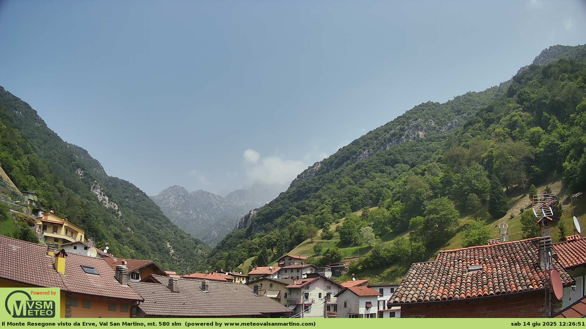 immagine della webcam nei dintorni di Ponte San Pietro: webcam Erve