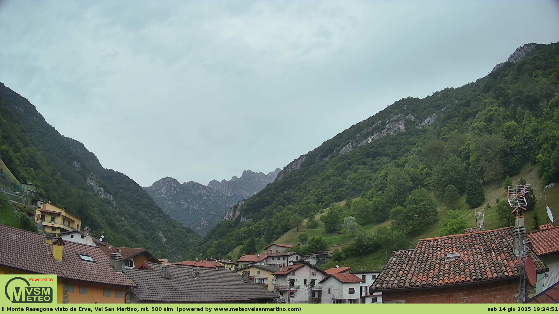 immagine della webcam nei dintorni di San Giovanni Bianco: webcam Erve