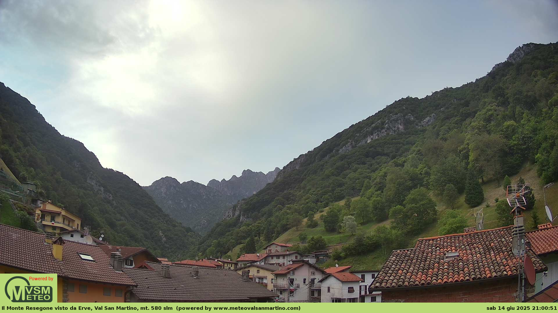 immagine della webcam nei dintorni di Suello: webcam Erve
