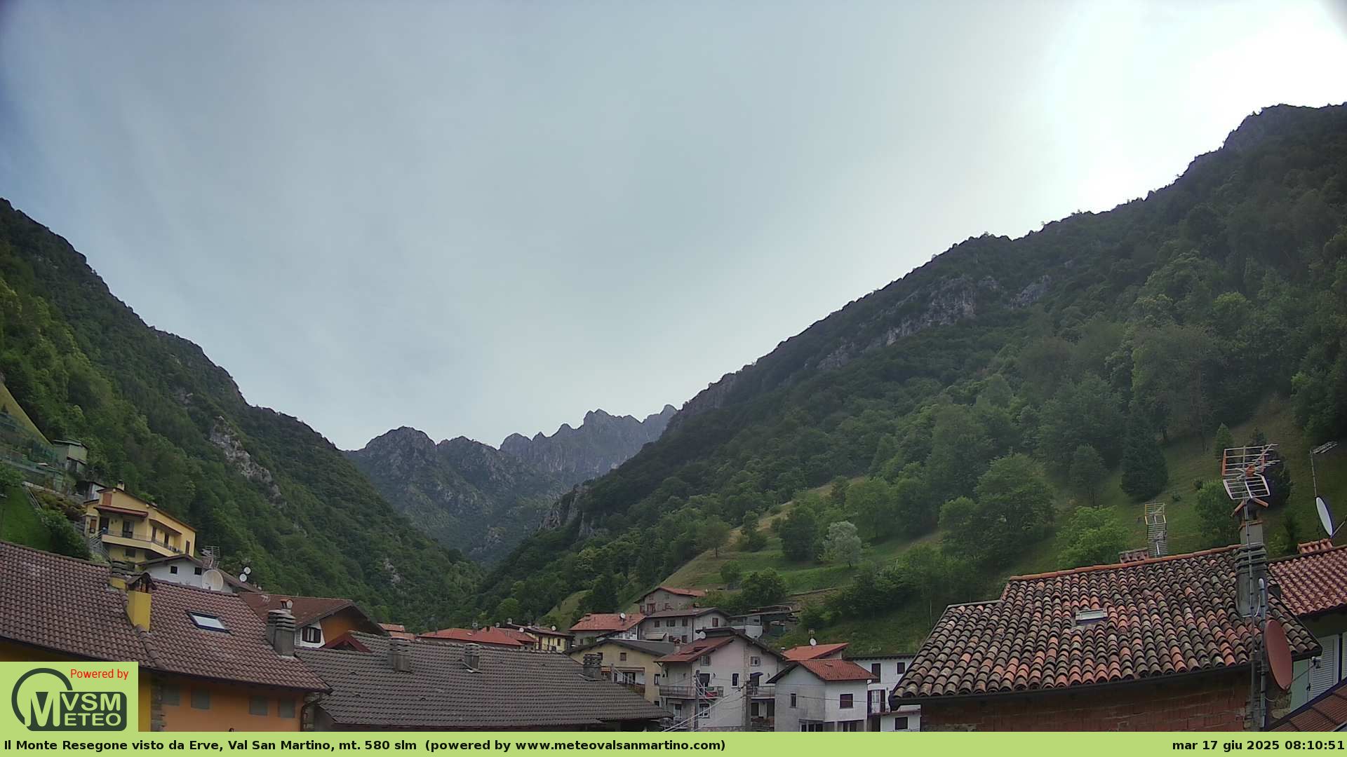 immagine della webcam nei dintorni di Monte Cornizzolo: webcam Erve