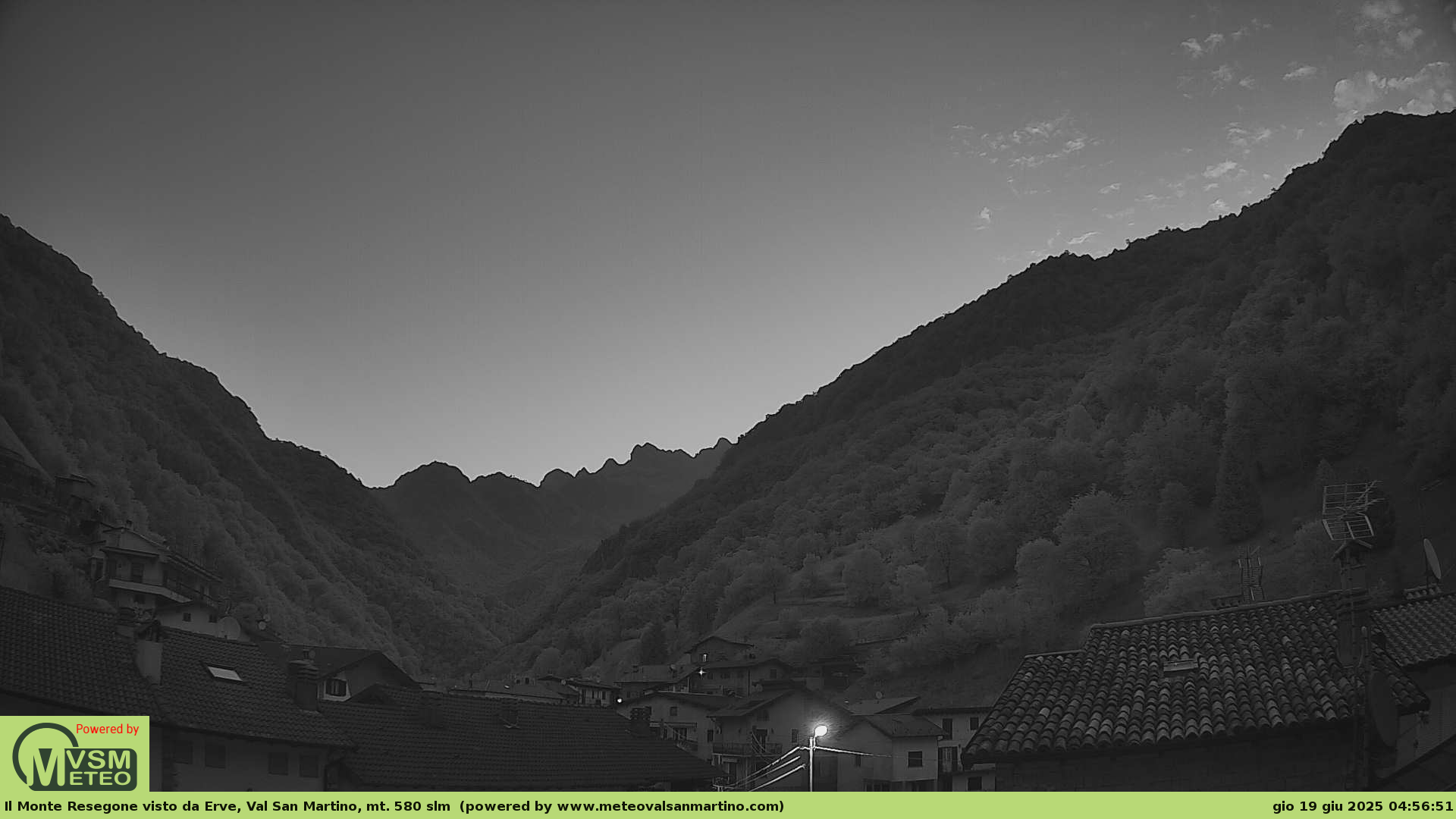 immagine della webcam nei dintorni di Cornate d'Adda: webcam Erve