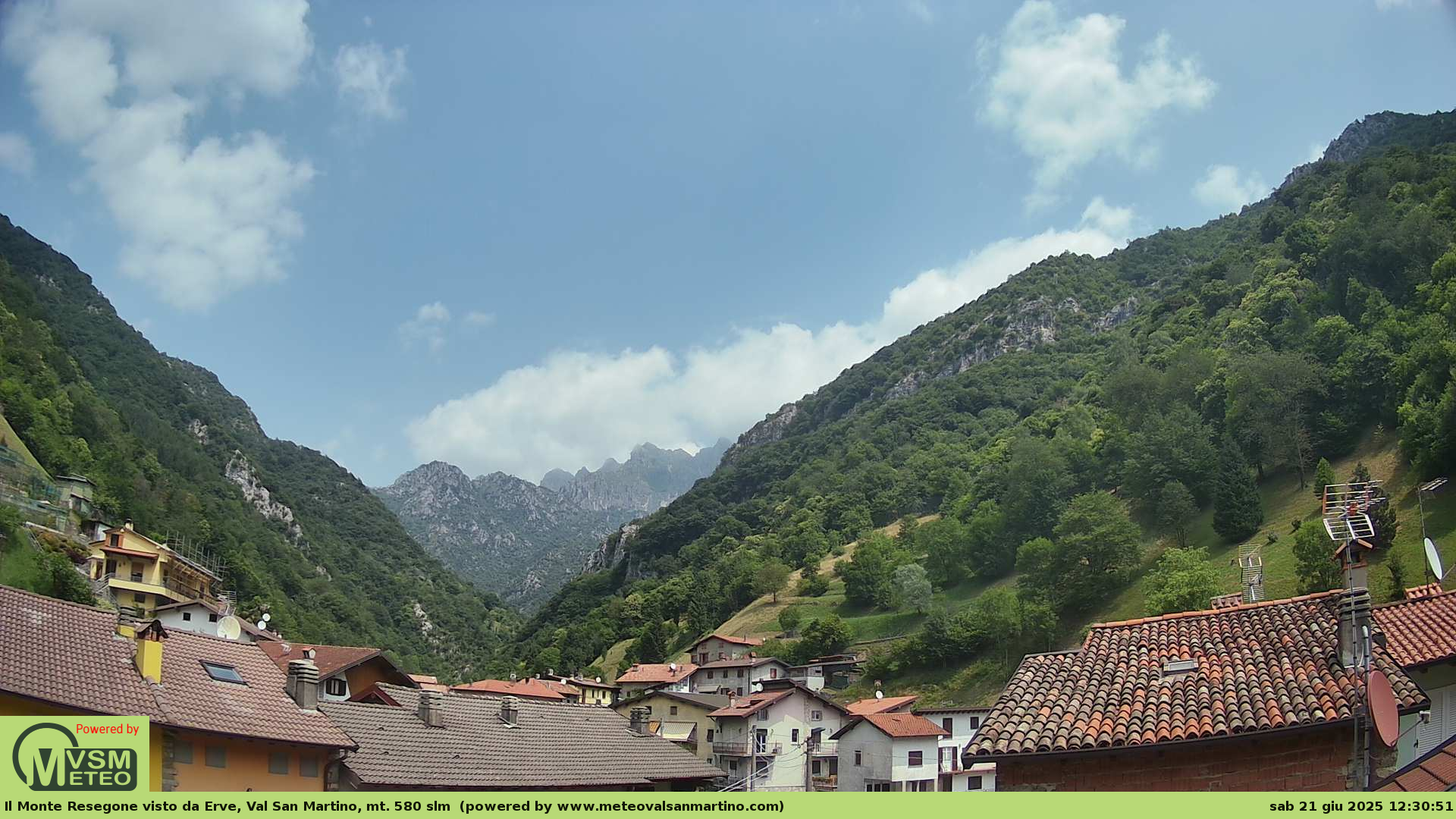 immagine della webcam nei dintorni di Piani Resinelli: webcam Erve