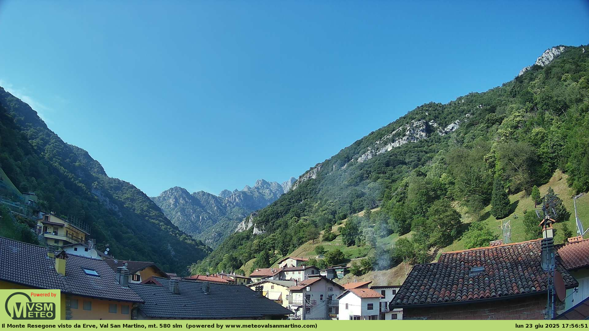 immagine della webcam nei dintorni di Oggiono: webcam Erve