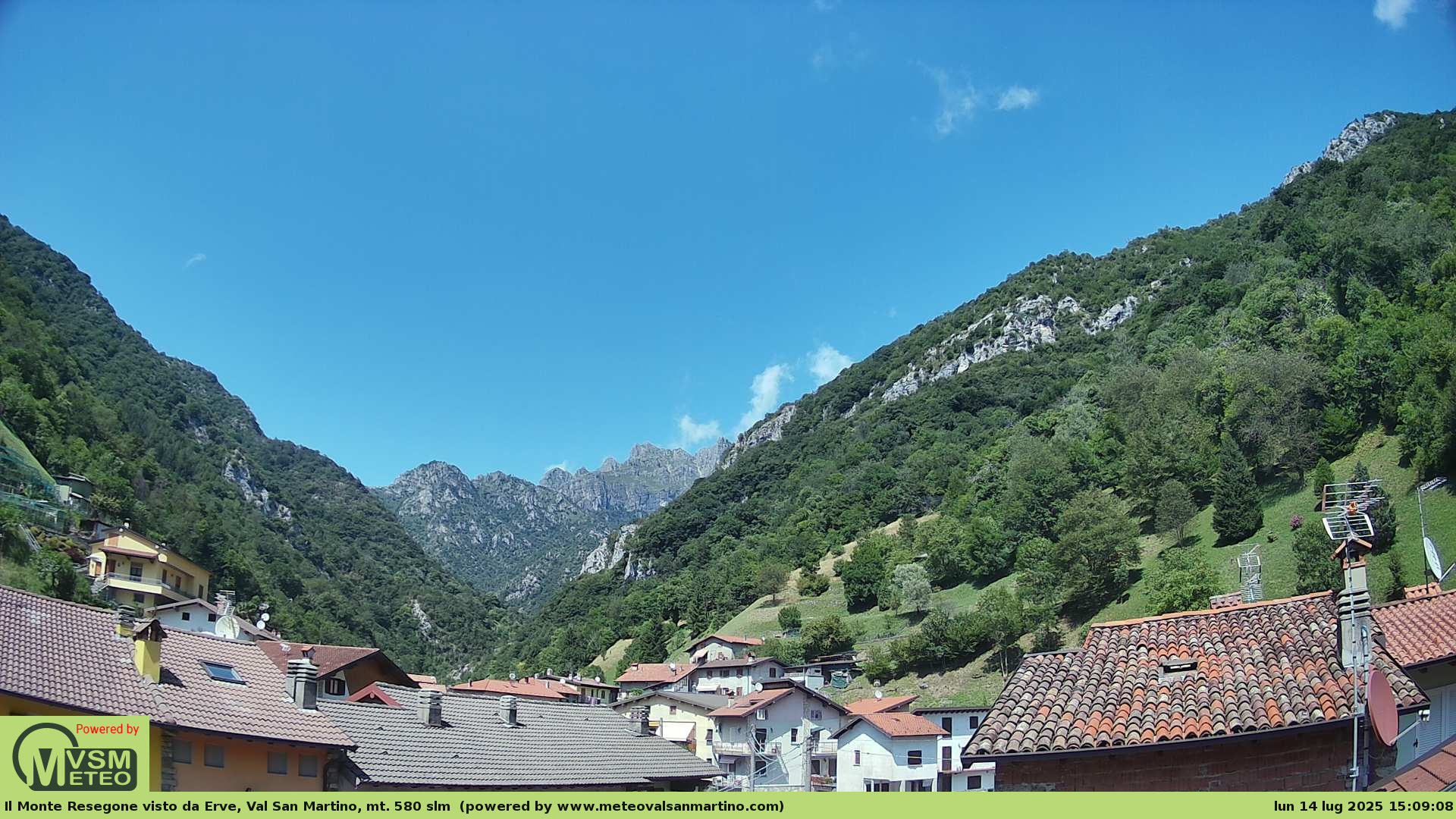 immagine della webcam nei dintorni di Strozza: webcam Erve