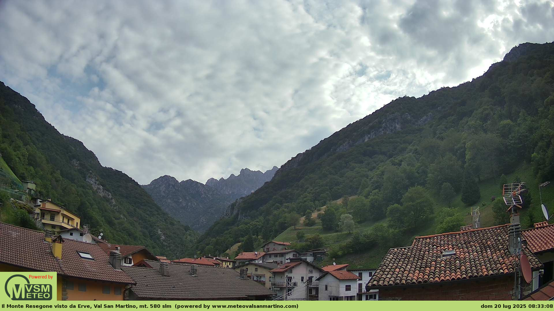 immagine della webcam nei dintorni di Piani di Artavaggio: webcam Erve