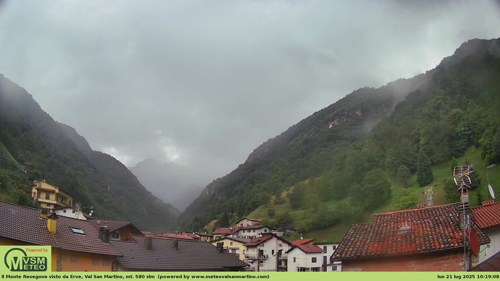 immagine della webcam nei dintorni di Palazzago: webcam Erve