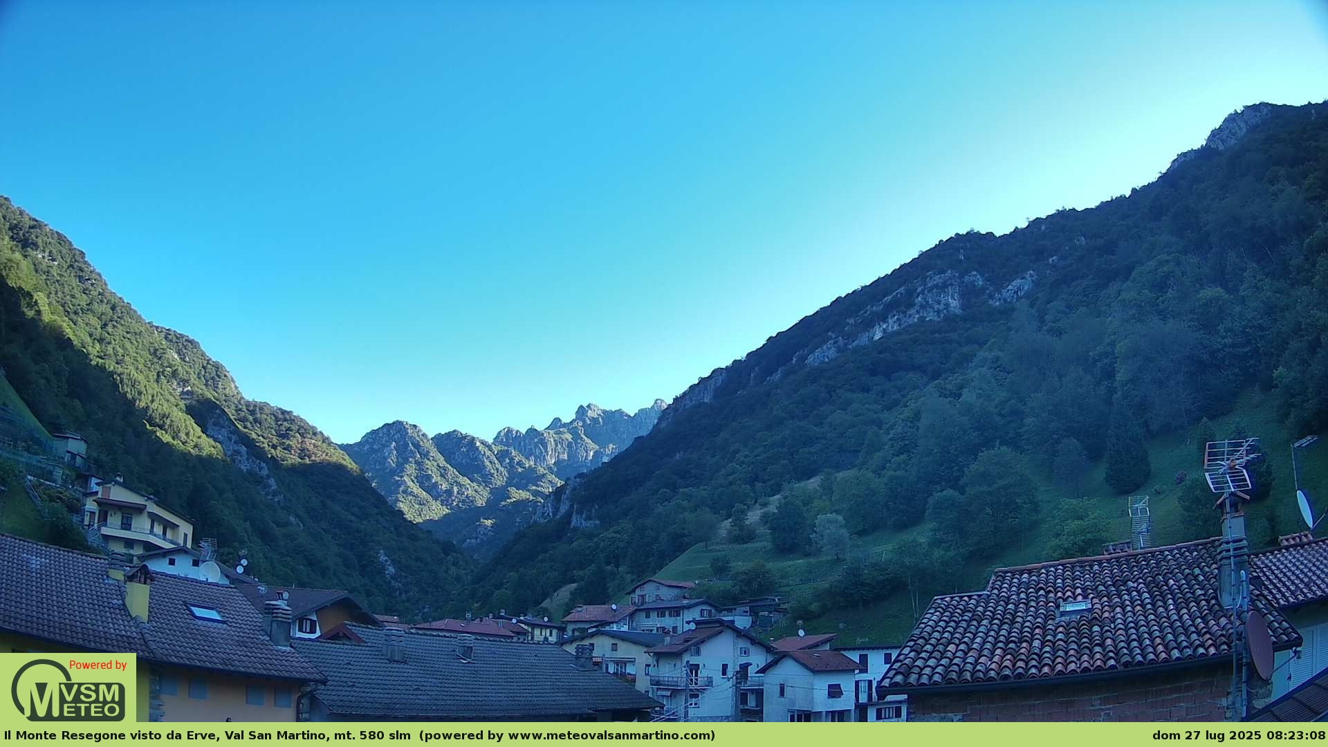 immagine della webcam nei dintorni di Strozza: webcam Erve