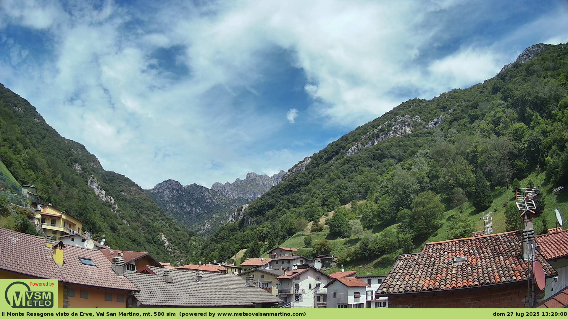immagine della webcam nei dintorni di Palazzago: webcam Erve
