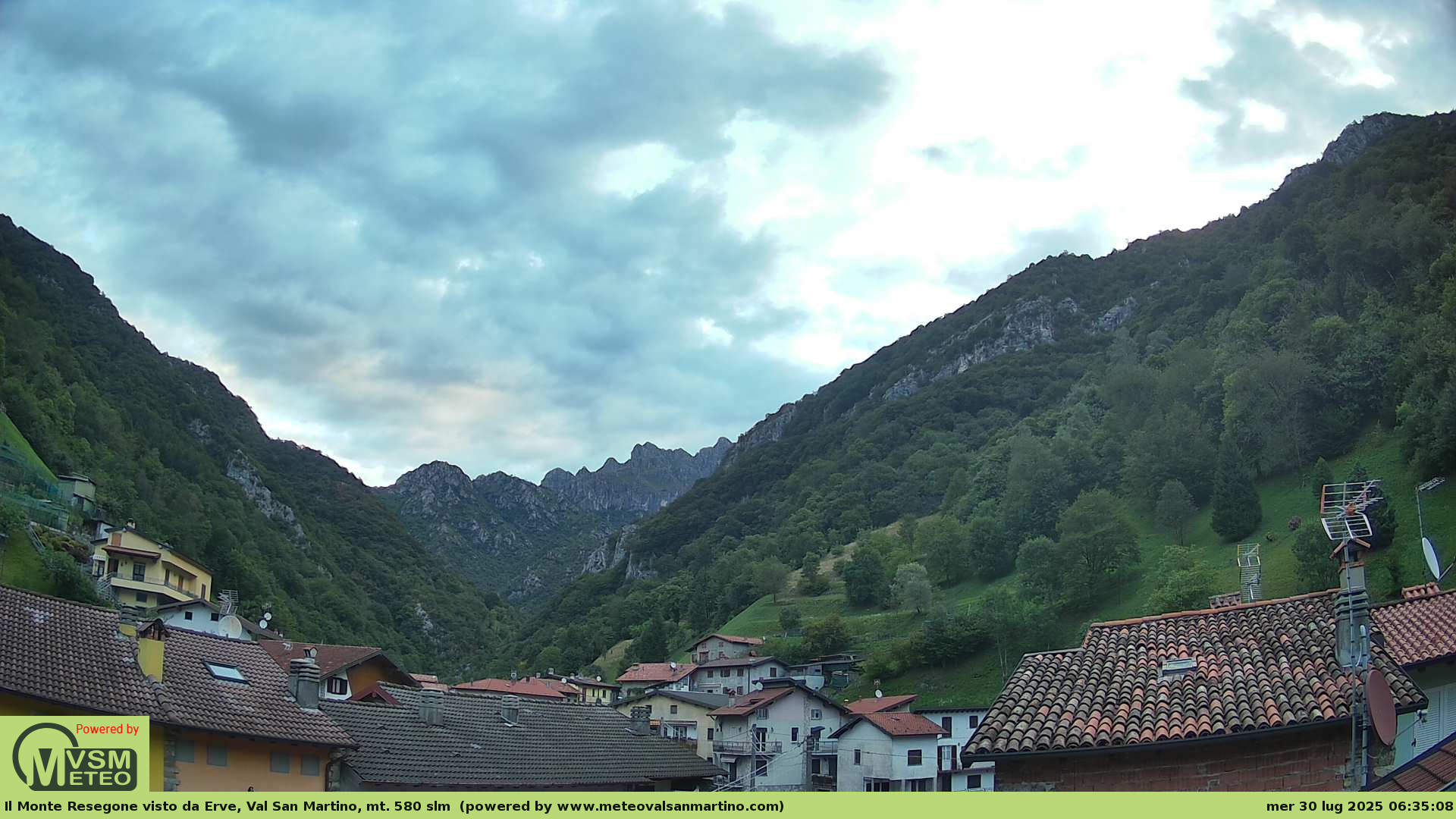 immagine della webcam nei dintorni di Valbrembo: webcam Erve