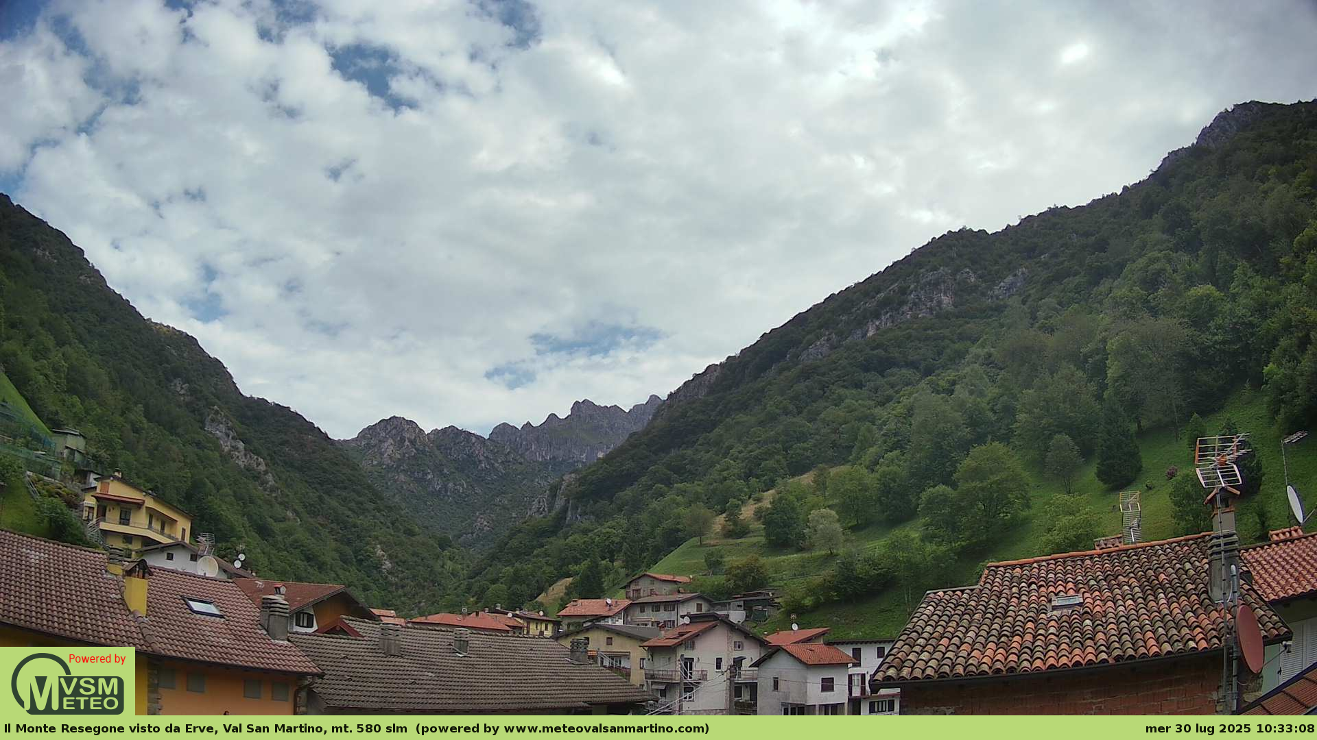 immagine della webcam nei dintorni di Valmadrera: webcam Erve
