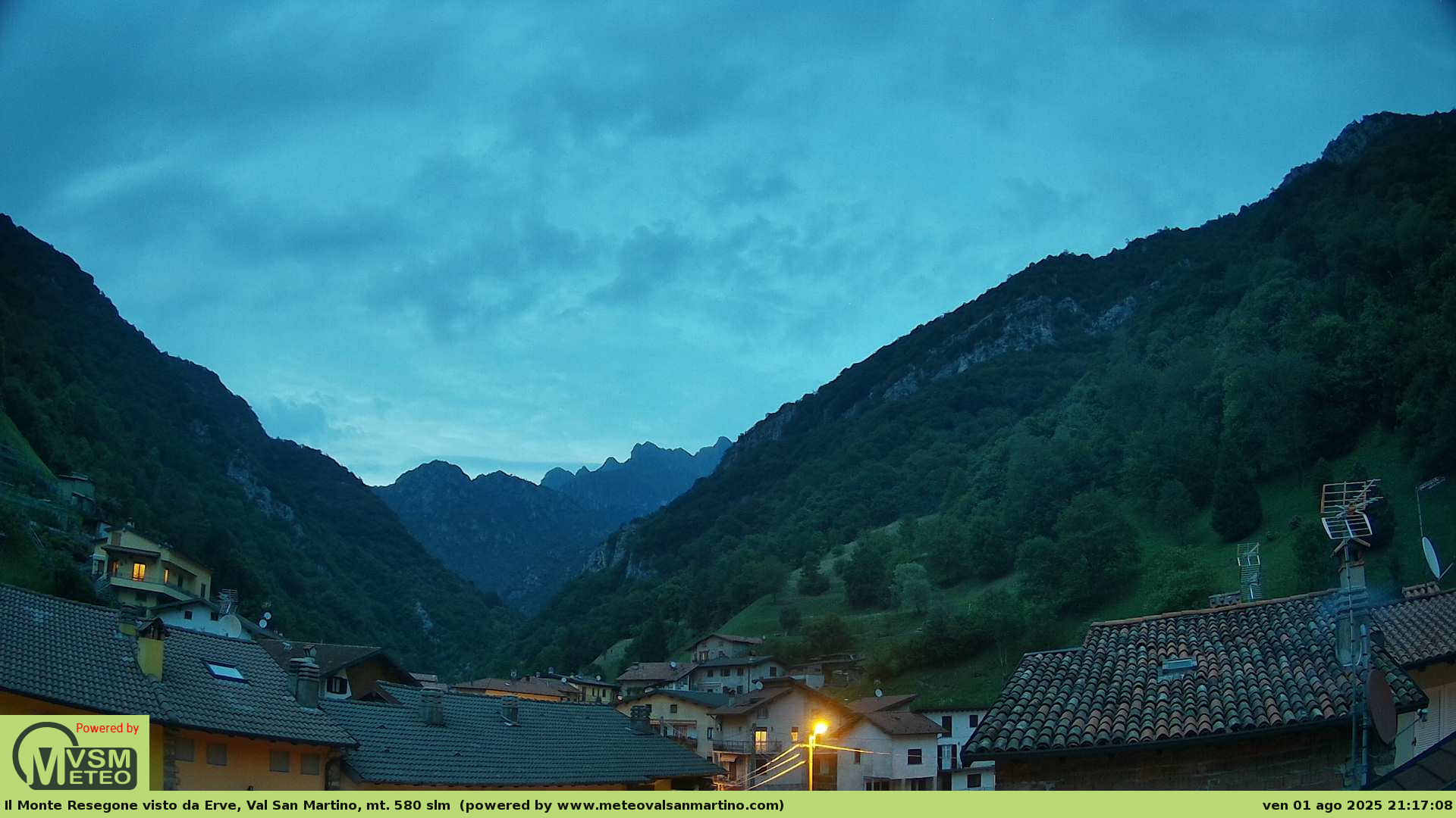 immagine della webcam nei dintorni di Suello: webcam Erve