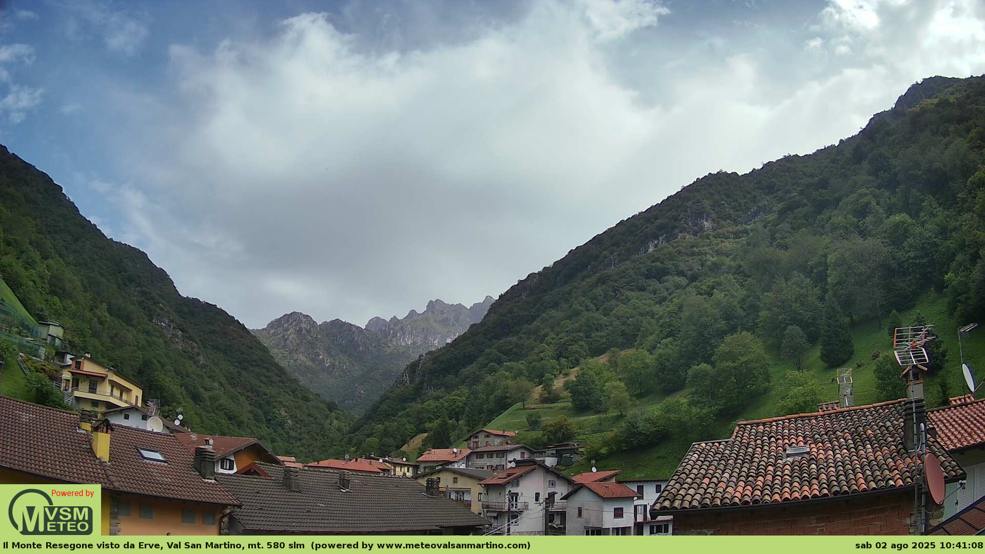 immagine della webcam nei dintorni di Valbrembo: webcam Erve