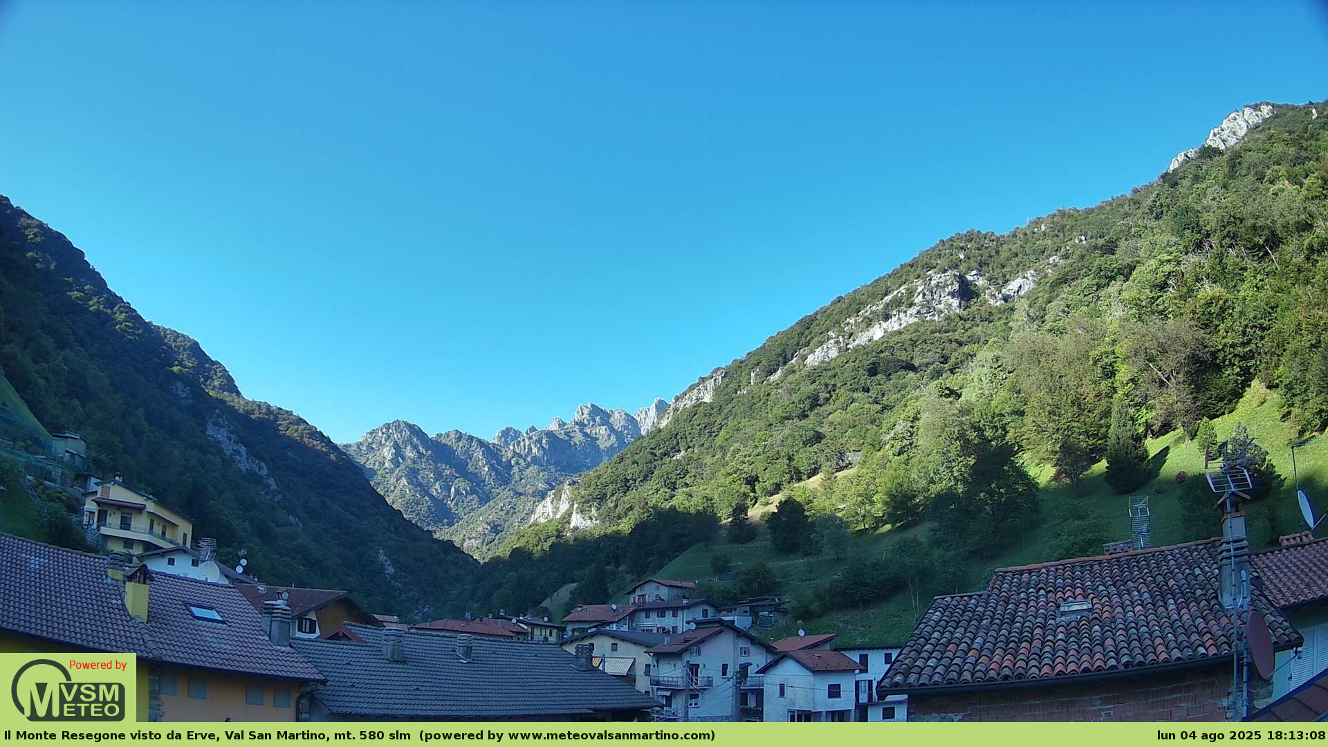 immagine della webcam nei dintorni di Ponte San Pietro: webcam Erve