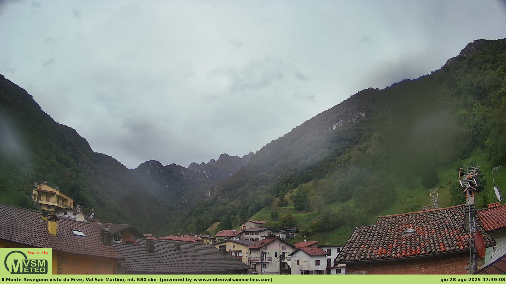 immagine della webcam nei dintorni di Cornate d'Adda: webcam Erve