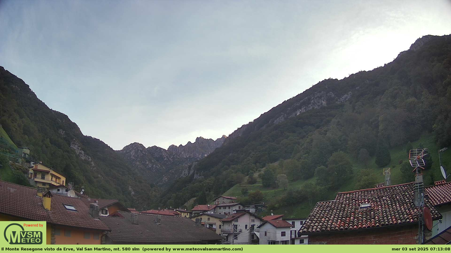 immagine della webcam nei dintorni di Pasturo: webcam Erve