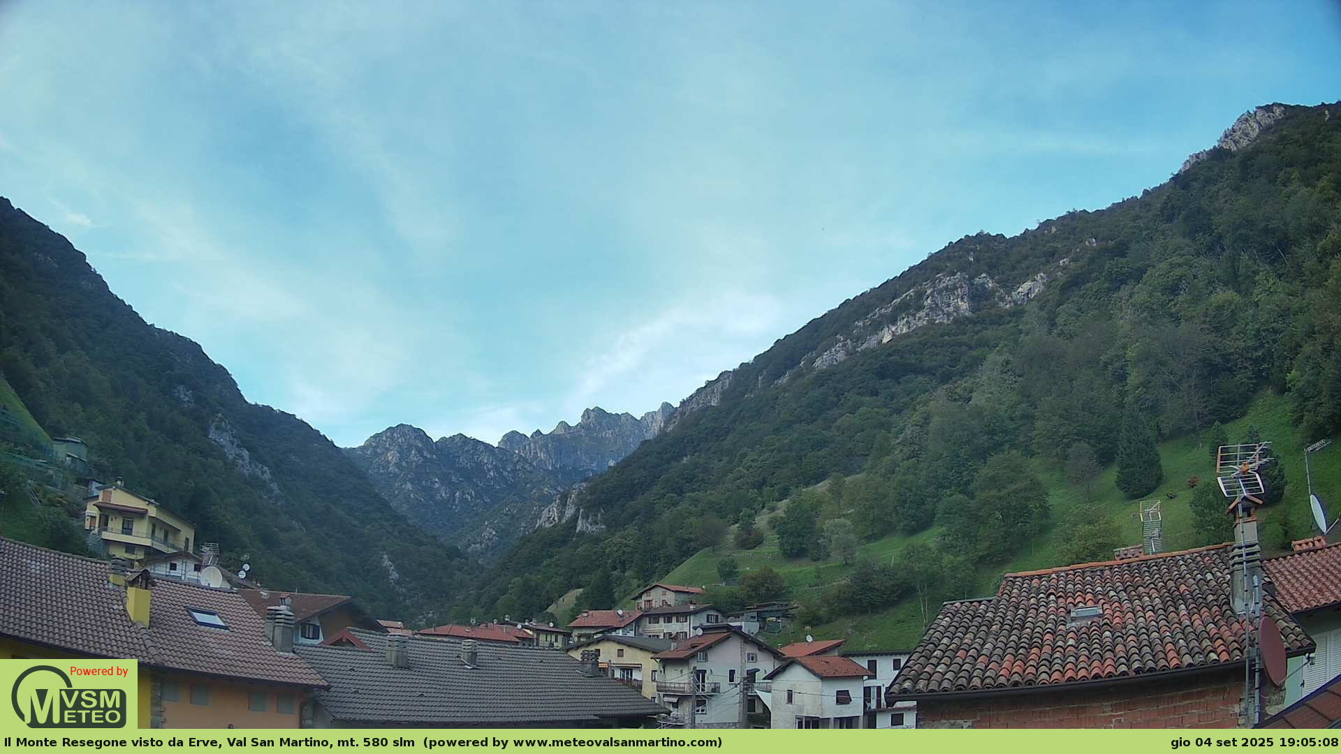 immagine della webcam nei dintorni di Palazzago: webcam Erve