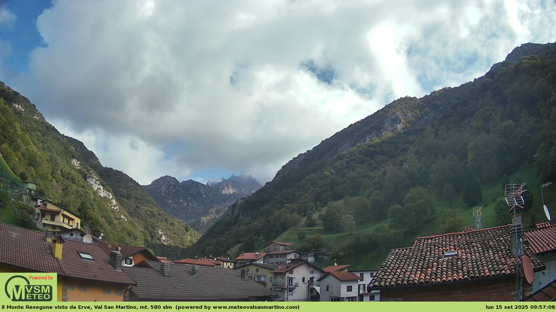 immagine della webcam nei dintorni di Monte Marenzo: webcam Erve