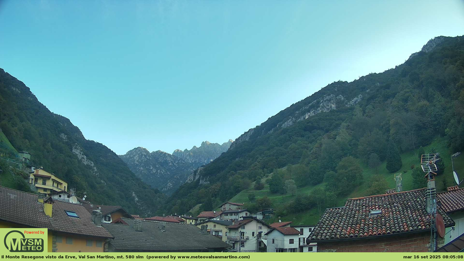 immagine della webcam nei dintorni di Zogno: webcam Erve