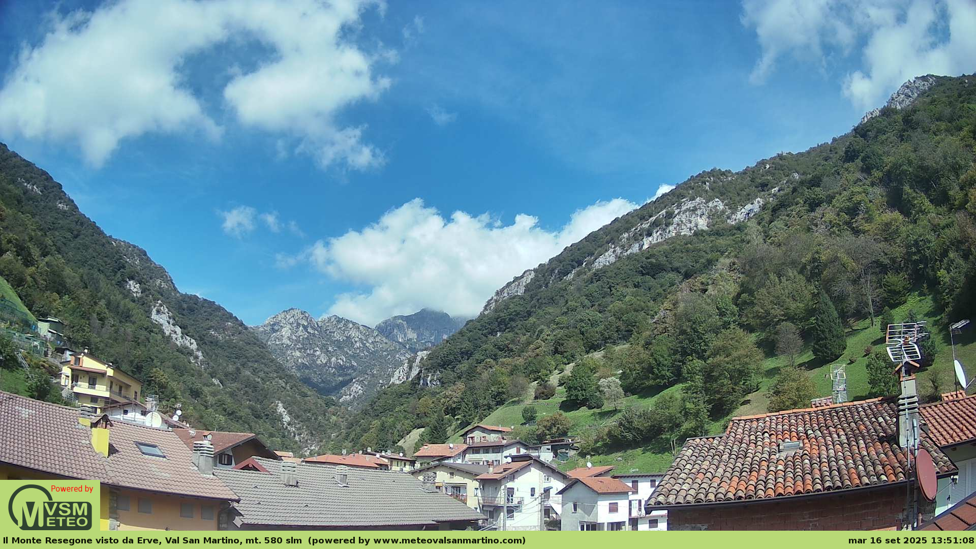 immagine della webcam nei dintorni di Barzio: webcam Erve