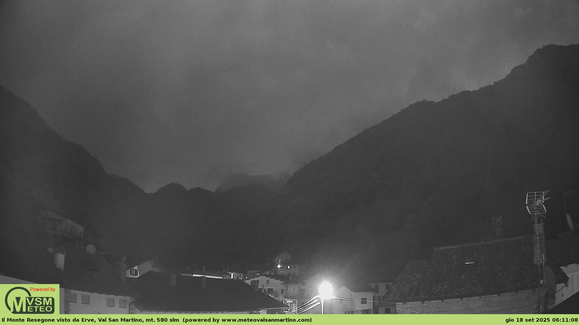 immagine della webcam nei dintorni di Cornate d'Adda: webcam Erve