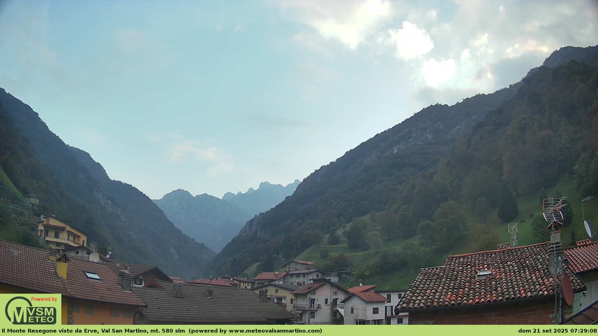 immagine della webcam nei dintorni di San Pellegrino Terme: webcam Erve