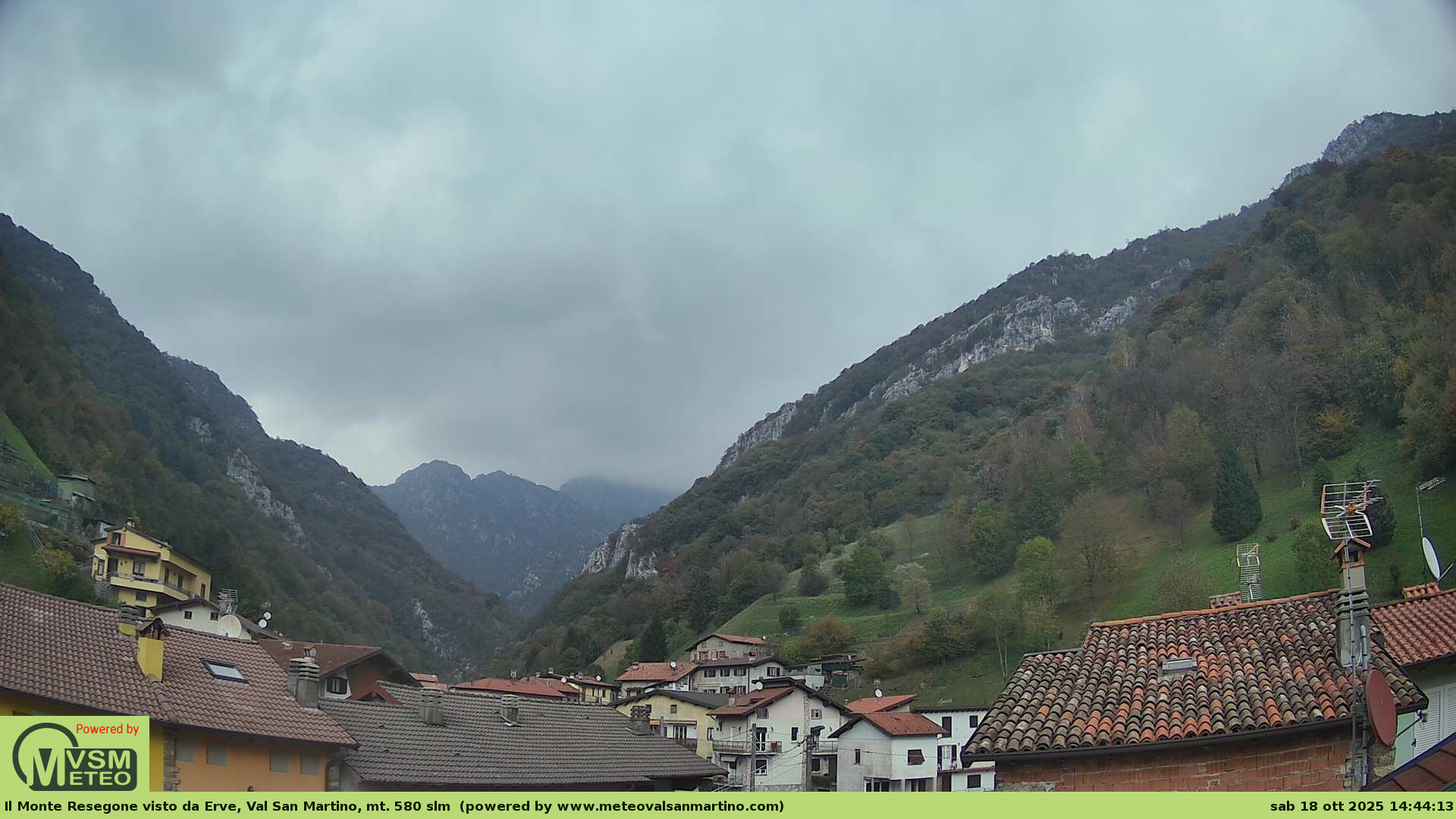 immagine della webcam nei dintorni di San Giovanni Bianco: webcam Erve