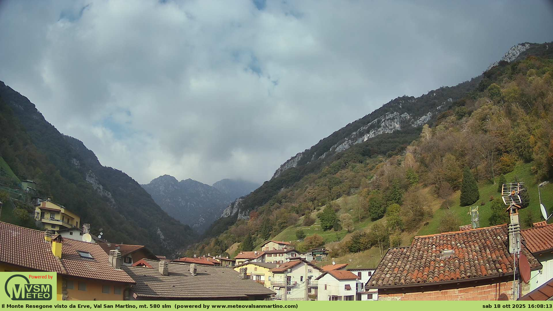 immagine della webcam nei dintorni di Valsecca: webcam Erve