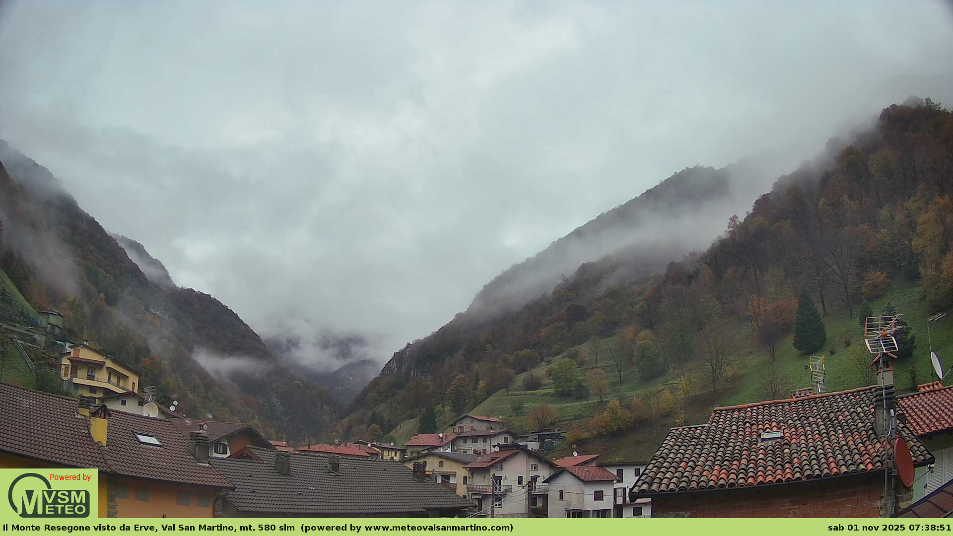 immagine della webcam nei dintorni di Valbrembo: webcam Erve