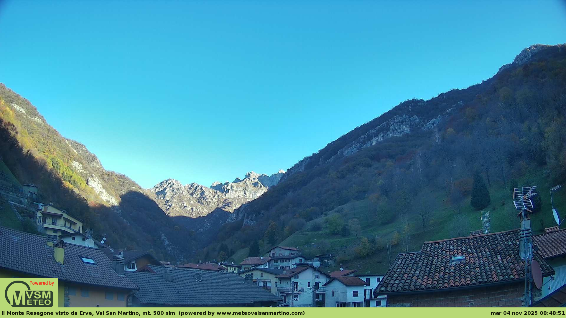 immagine della webcam nei dintorni di Suello: webcam Erve