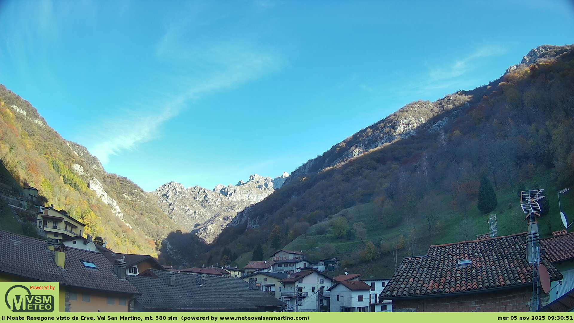 immagine della webcam nei dintorni di Piani di Bobbio: webcam Erve
