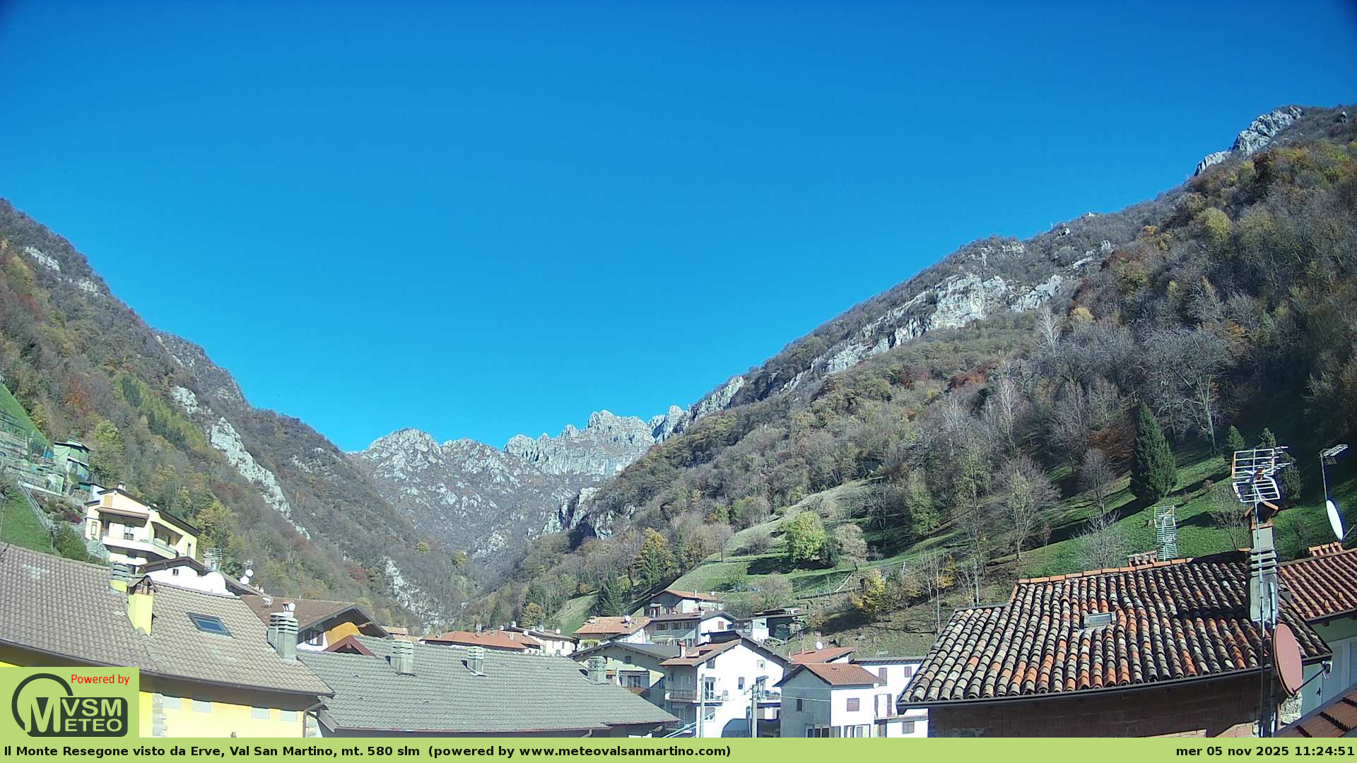 immagine della webcam nei dintorni di Suello: webcam Erve