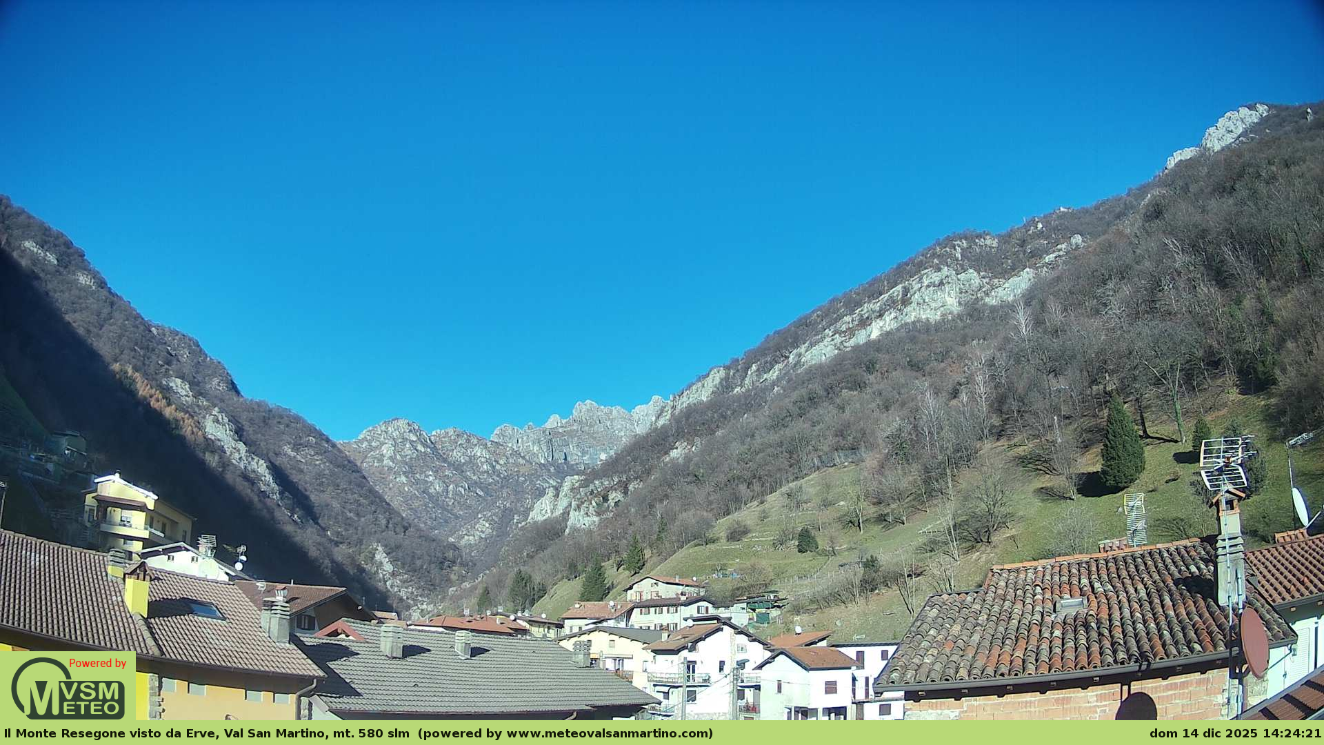 immagine della webcam nei dintorni di Monte Marenzo: webcam Erve