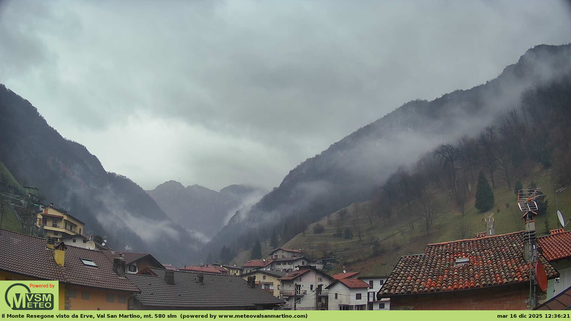 immagine della webcam nei dintorni di Valbrembo: webcam Erve