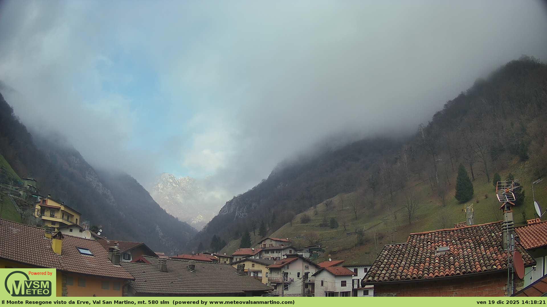 immagine della webcam nei dintorni di Valbrembo: webcam Erve