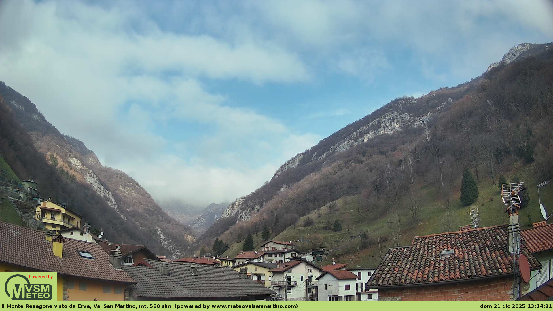 immagine della webcam nei dintorni di Piani d'Erna: webcam Erve