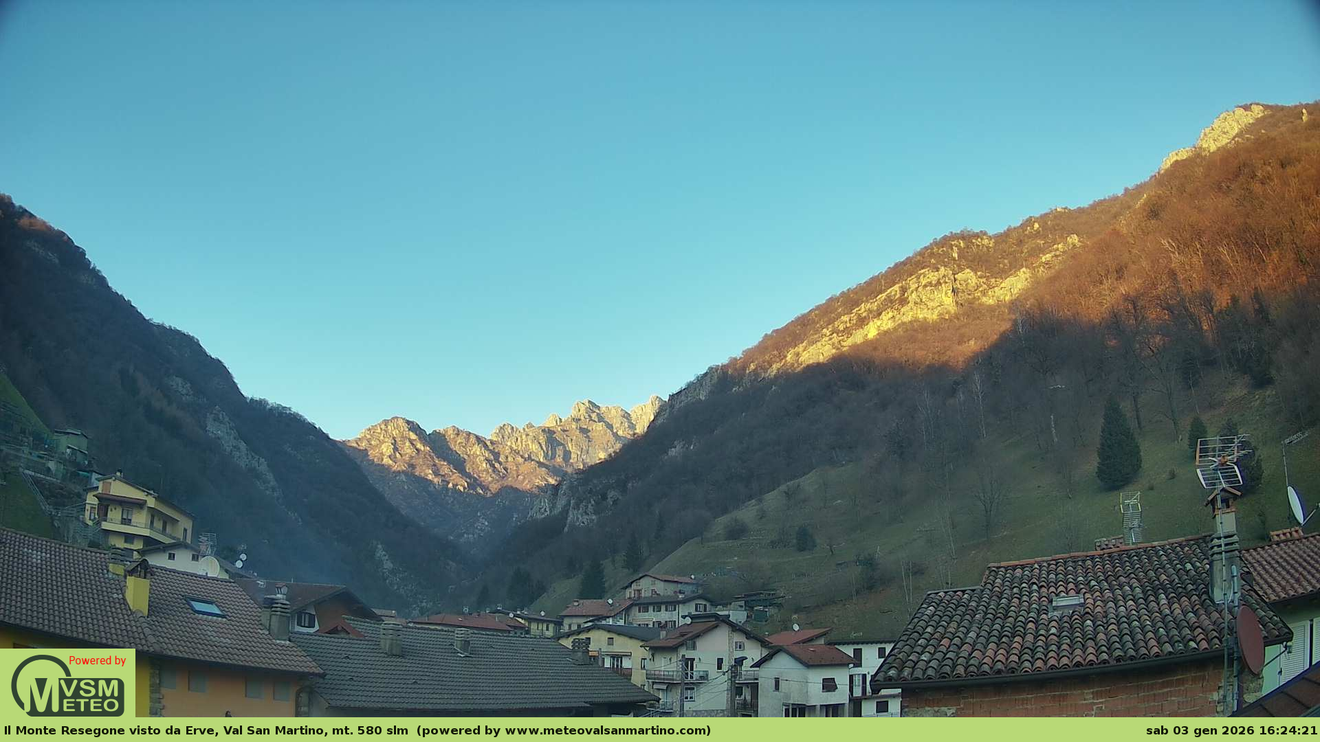 immagine della webcam nei dintorni di Piani d'Erna: webcam Erve