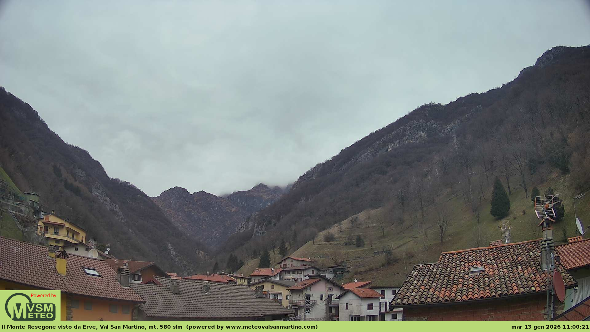 immagine della webcam nei dintorni di Monte Marenzo: webcam Erve