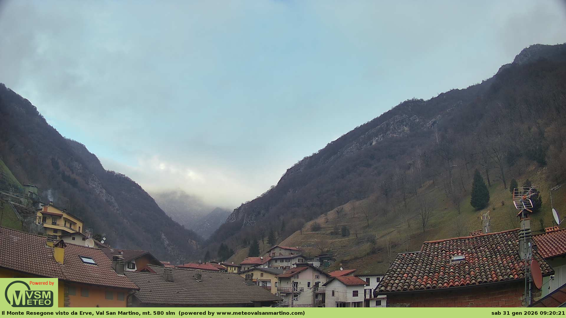 immagine della webcam nei dintorni di Casatenovo: webcam Erve