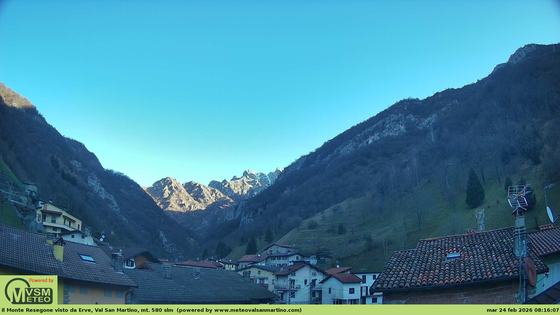 immagine della webcam nei dintorni di Piani di Bobbio: webcam Erve